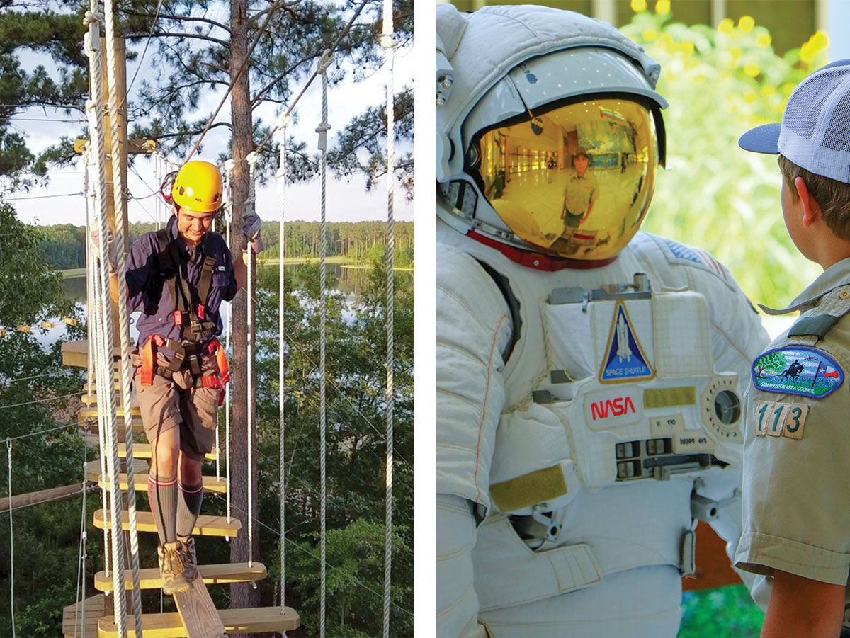 Curso COPE e astronauta da NASA em Camp Strake