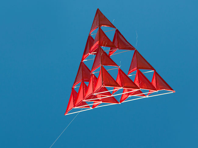 How to Make a Tetrahedral Kite