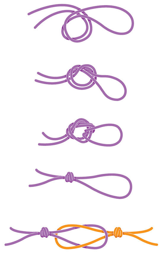 fly fishing leader knots