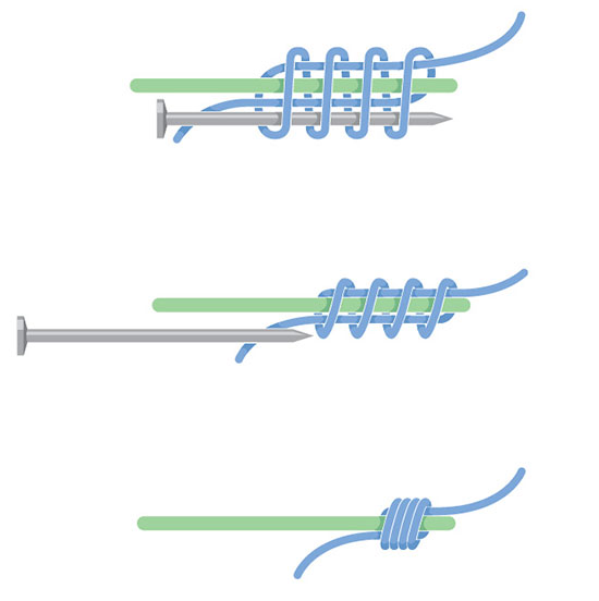 fly fishing leader knots