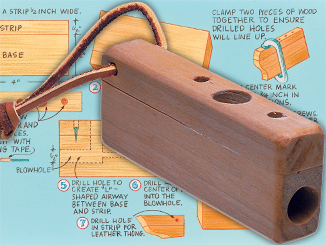 How to Make a Wooden Kazoo