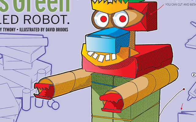 Build a recycled robot