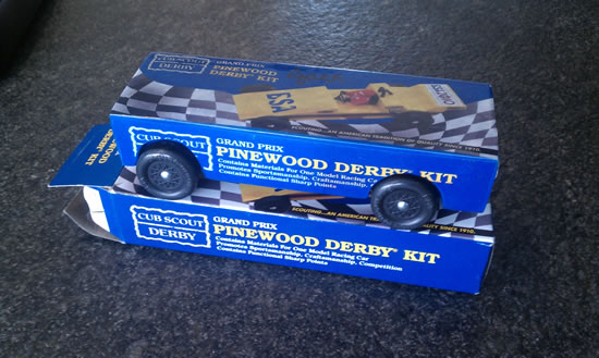 Pinewood Derby car