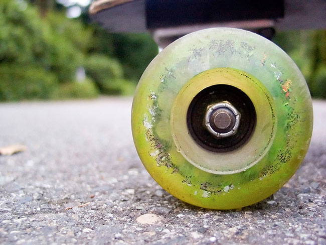 Fix skateboard wheels Life magazine