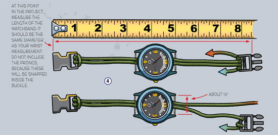 Make a Paracord Watchband or Bracelet Scout Life magazine