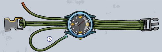 Paracord watch shop band instructions