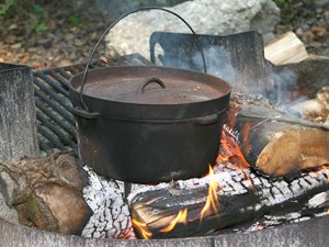 Cooking over fire