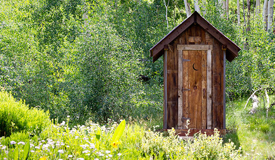 Outhouse tent shop