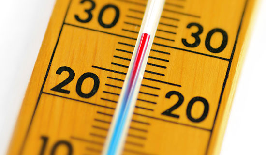 30 Degrees Thermometer