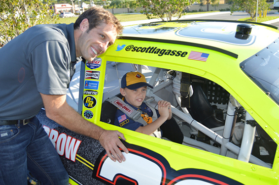 Scot Lagasse, Jr. brings Cub Scout to school