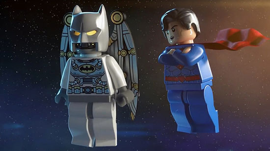 Lego Batman in Space with Superman