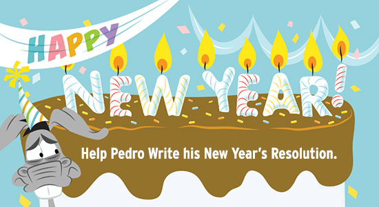 Help Pedro Write his Resolution