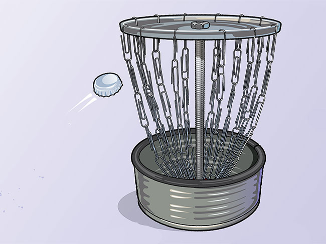 bottle cap disc golf