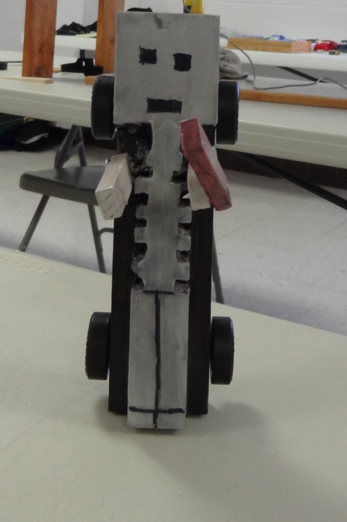 Minecraft Car Designs in the Pinewood Derby