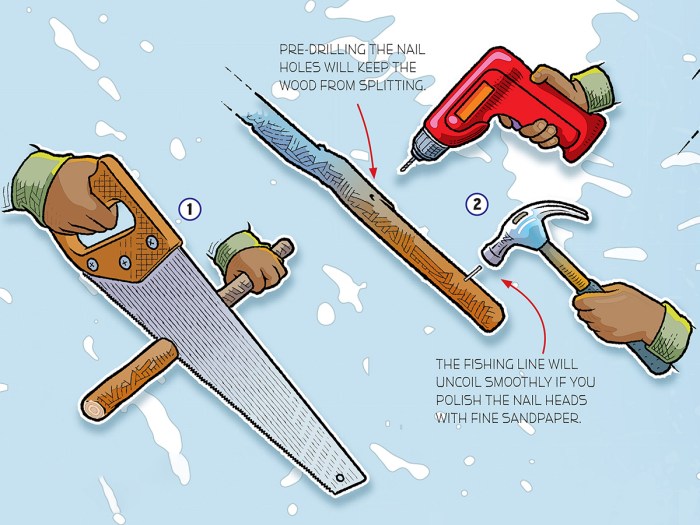 How to Make Ice-Fishing Tip-Ups – Scout Life magazine