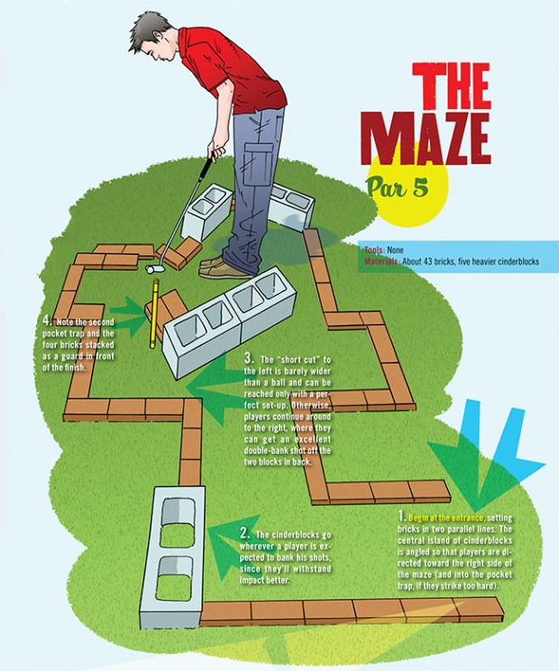 Build A Miniature Golf Course In Your Backyard Scout Life Magazine