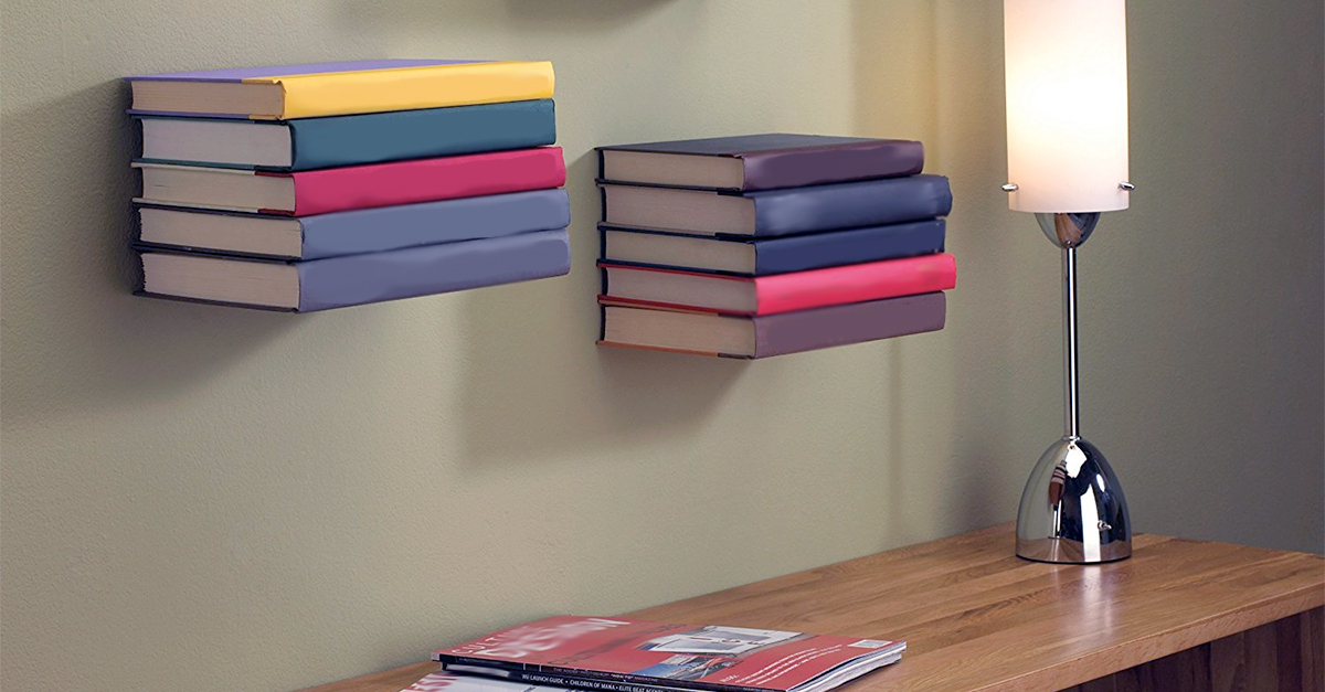 How to Make an Invisible Bookshelf