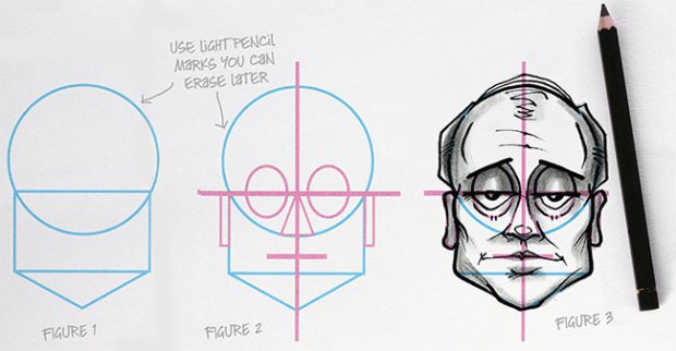 how to draw caricatures step by step for beginners