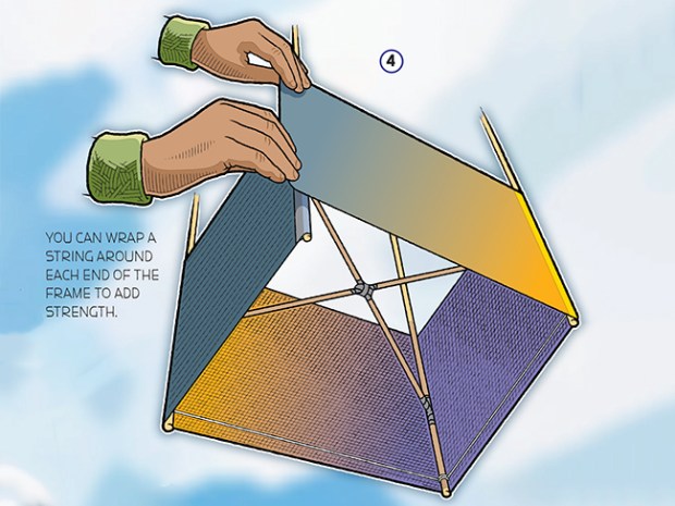 how to make a box kite