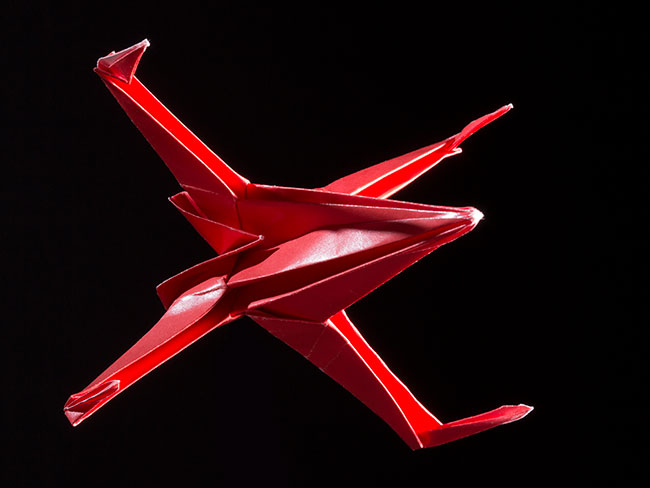 How to Make an Origami X-Wing Fighter