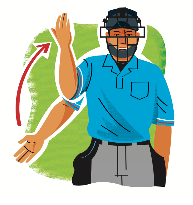 baseball umpire hand signals