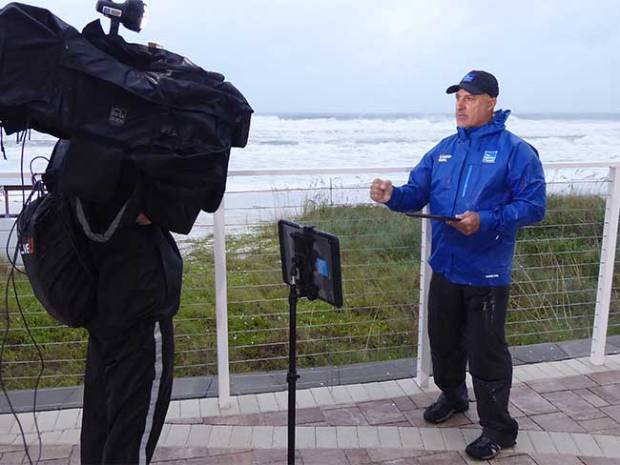 Jim Cantore, photos of Weather Channel meteorologist through the years