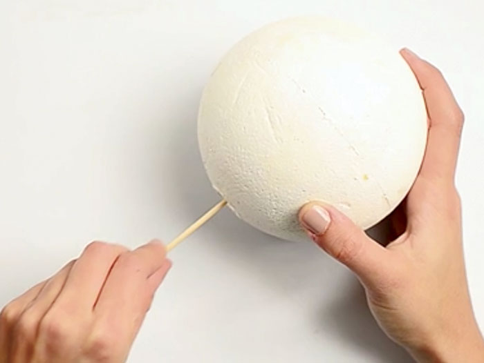 styrofoam balls for planets