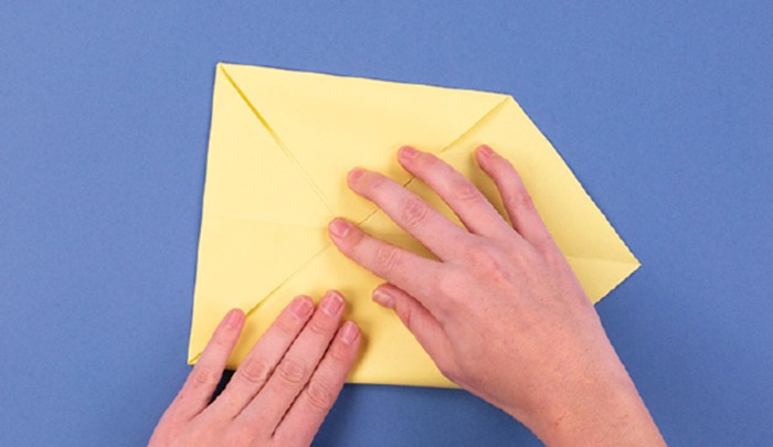 folding a paper fortune teller