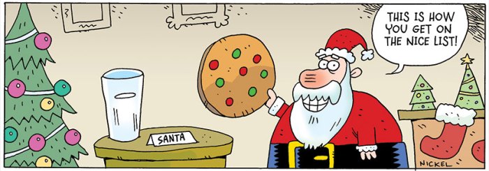 santa cartoons for adults