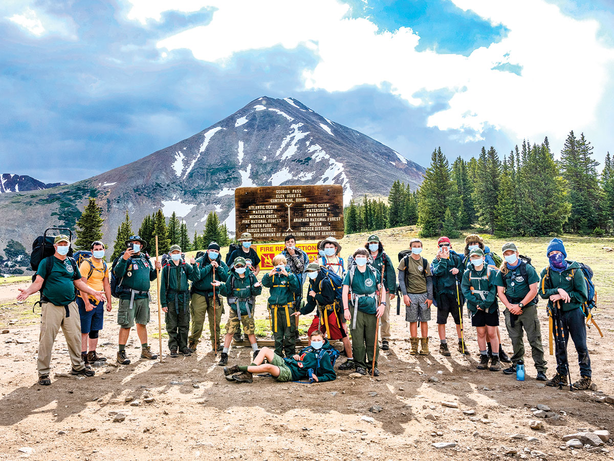 At 10,000 Feet, Scouts Adjust to Backpacking in the Mountains