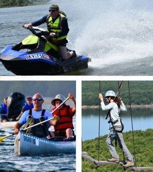 Scouts enjoy fishing and more at Oklahoma River day camp