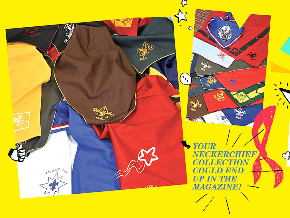 Share Photos of Your Neckerchiefs for #ScoutScarfDay2022!