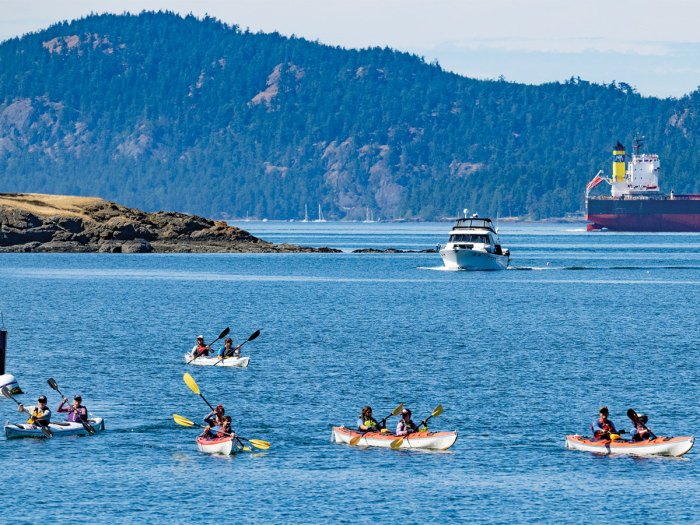 Group padding into Roche Harbor