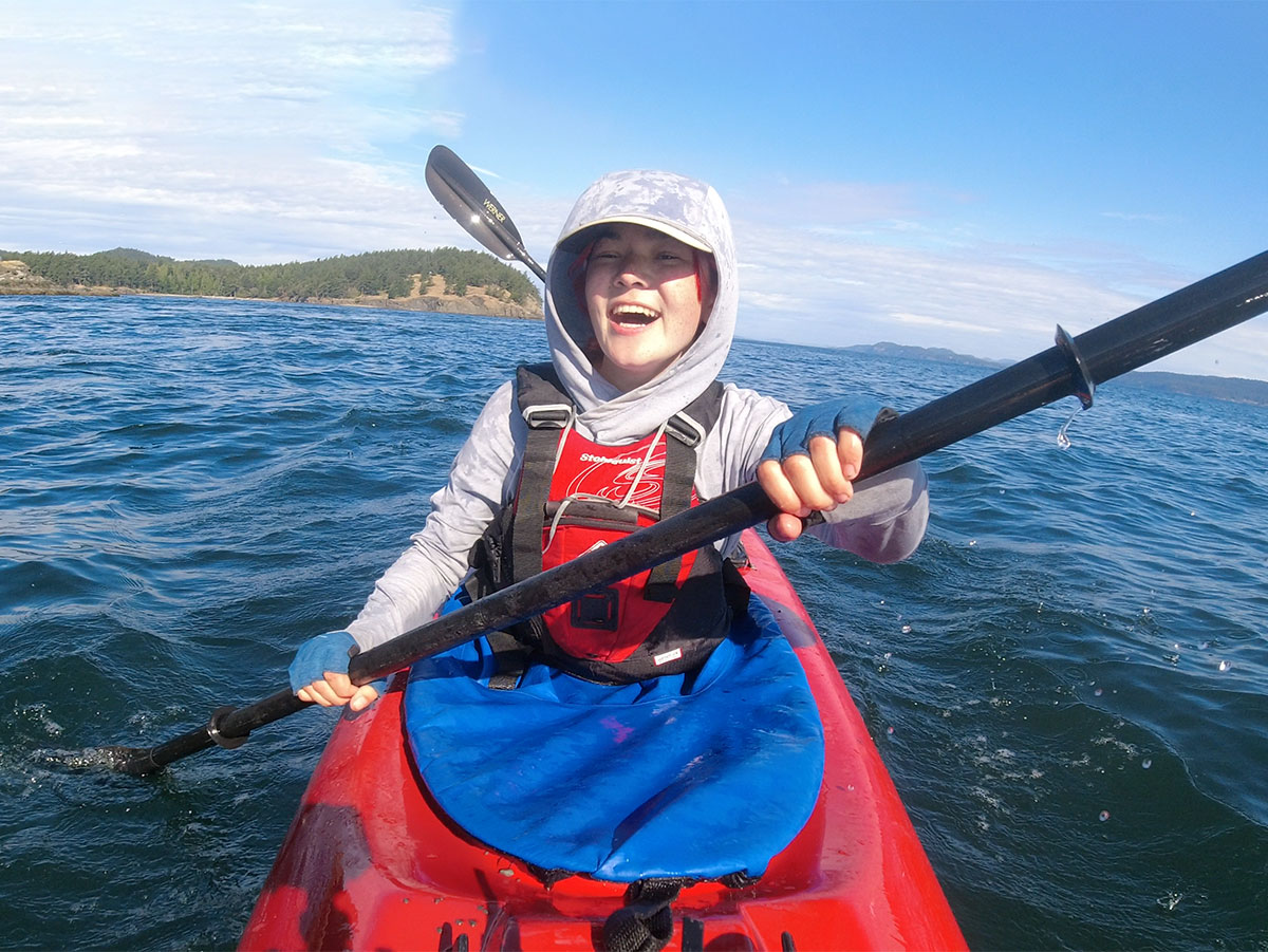 Scouts Shine While Kayaking Off the Washington Coast