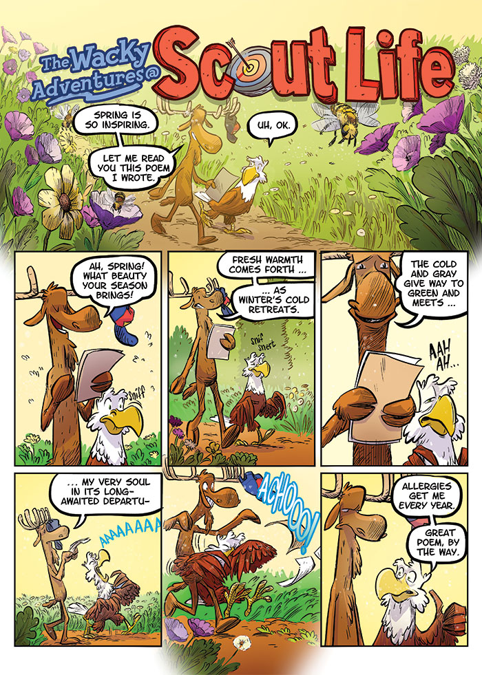 Wacky Adventures comic from April 2023 issue