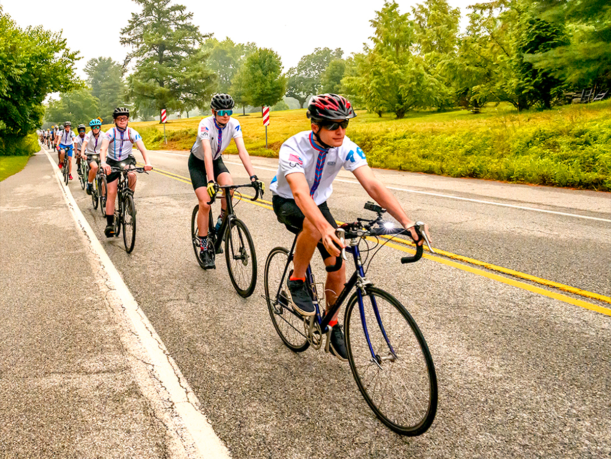 For 25 Years, This Pennsylvania Troop Has Biked to Summer Camp