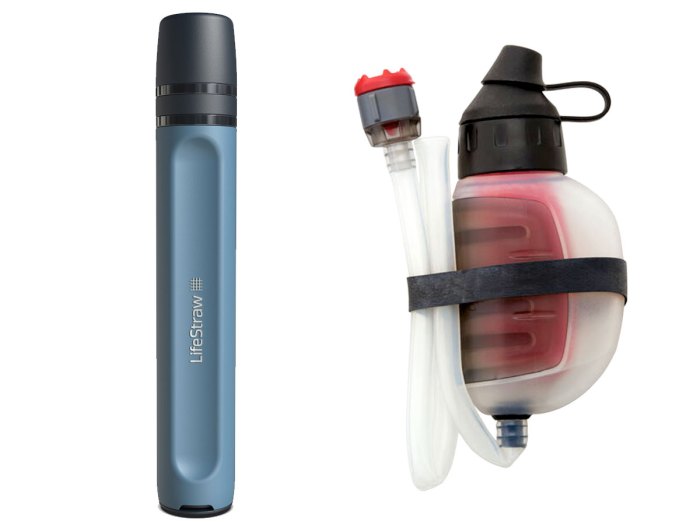 LifeStraw and MSR TrailShot water filters