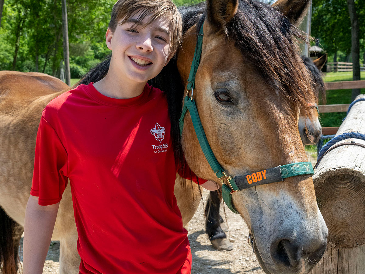 Scouts Fit Horseback Riding, Climbing and Camping Into One Amazing
Weekend