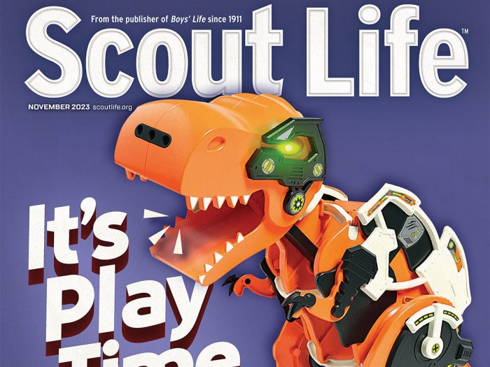 November 2023 cover of Scout Life