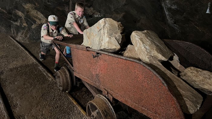 a Mine Gives Scouts a Golden Opportunity for Fun Georgia