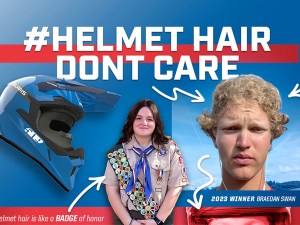 Helmet Hair Dont Care Giveaway