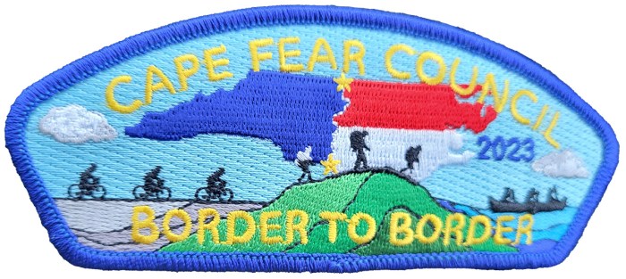 Border to border council shoulder patch