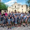 Troop 848 in front of the Alamo in San Antonio