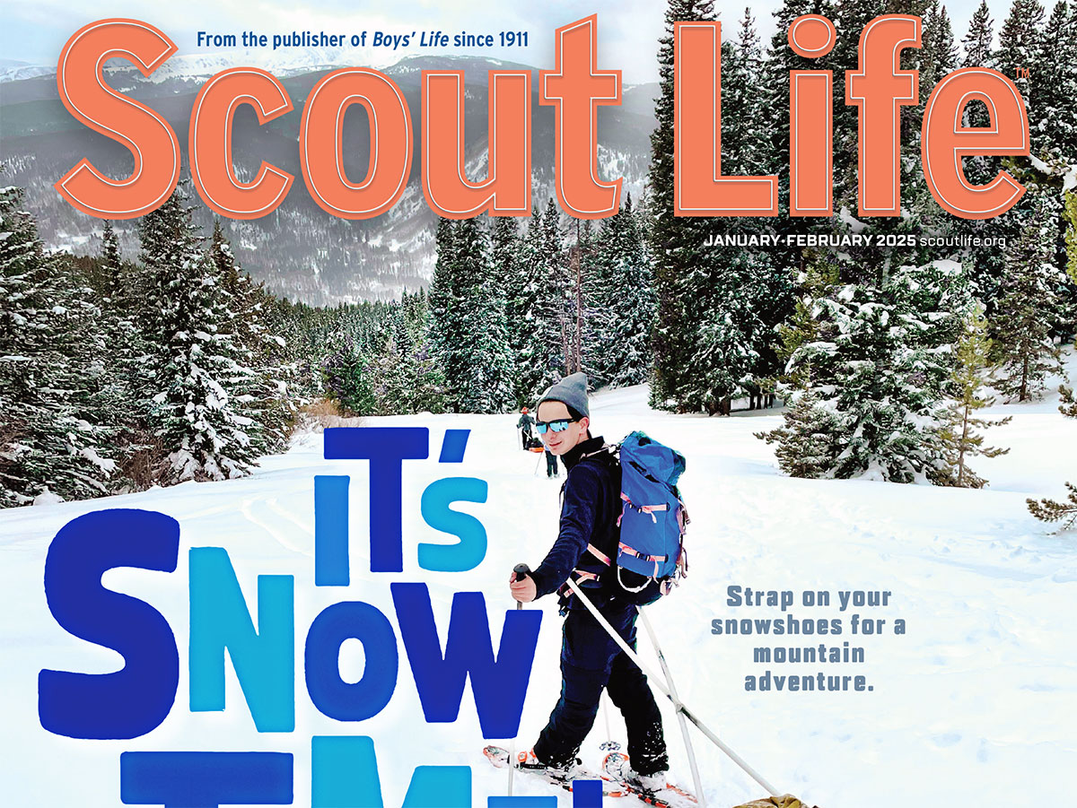 cover of the january-february issue of scout life magazine