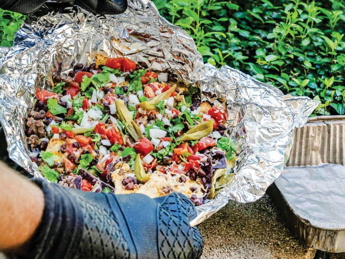 campfire nachos