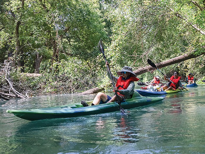 scouts kayaking