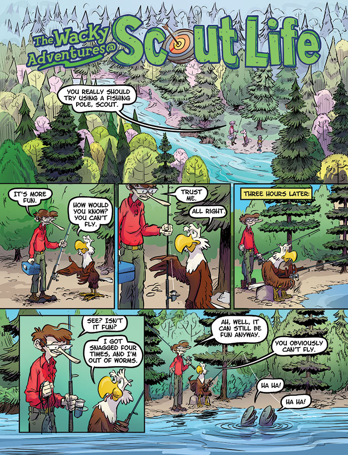 Wacky Adventures comic from April 2025