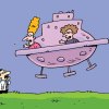 funny mother's day joke about an alien mothership full of moms