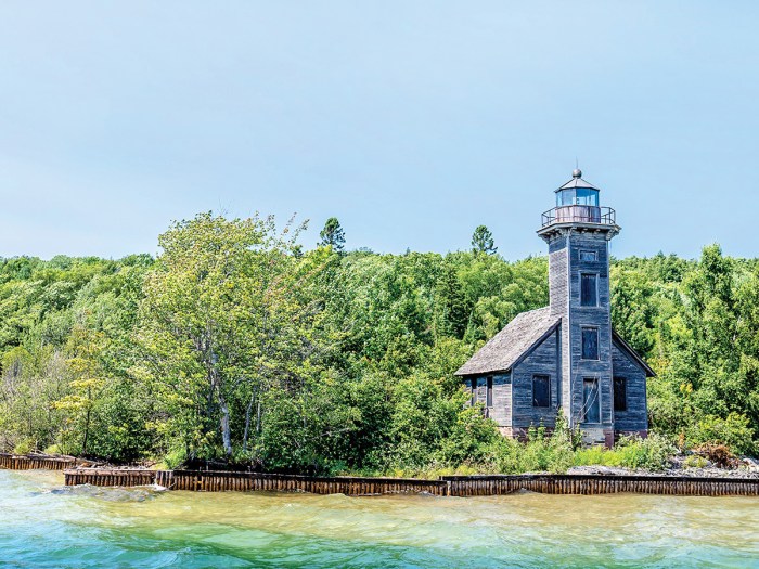 The East Channel Lighthouse on Lake Superior