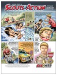 Scouts in Action comic from May 2025